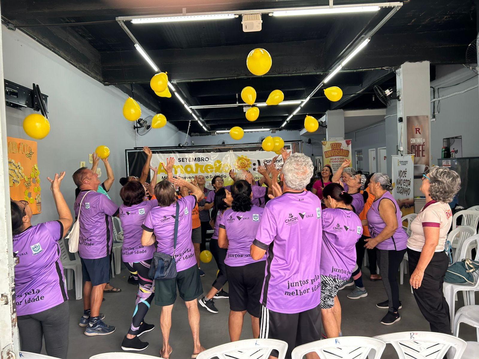 ROMA PROMOVE CAMPANHA DO SETEMBRO AMARELO