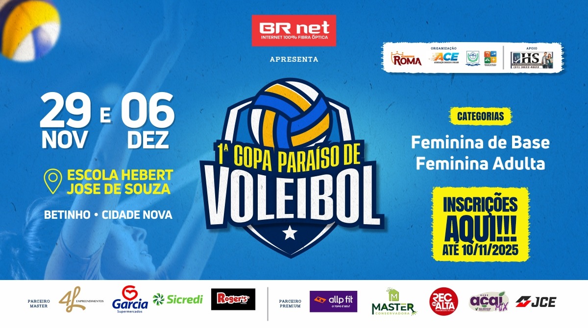 1° COPA PARAISO DE VOLEIBOL