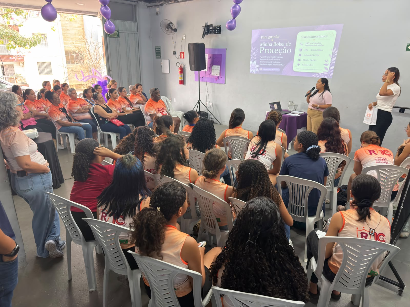 ROMA ENCERRA CAMPANHA DO AGOSTO LILÁS