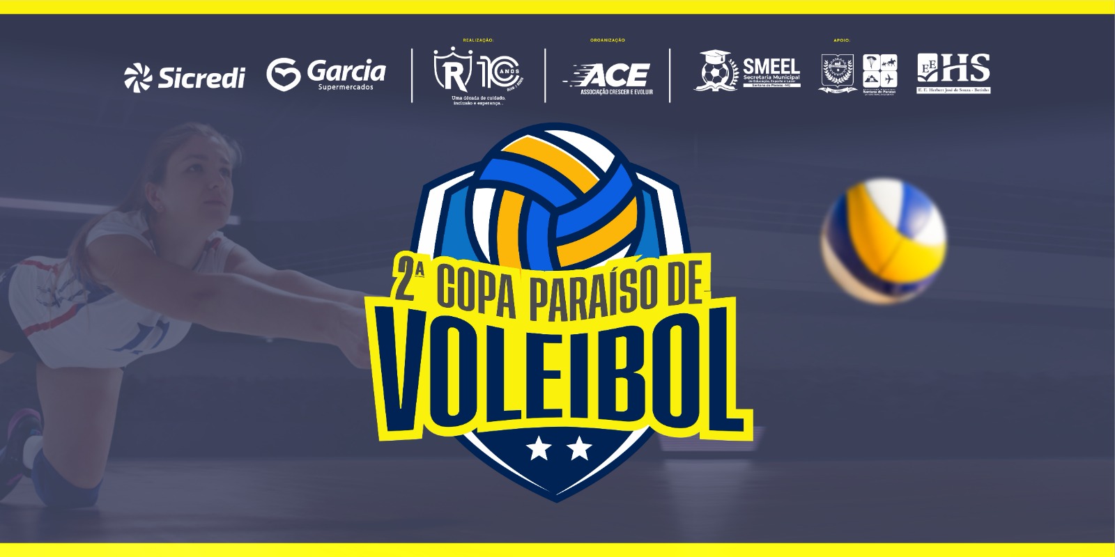 2ª COPA PARAÍSO DE VOLEIBOL REÚNE 12 EQUIPES