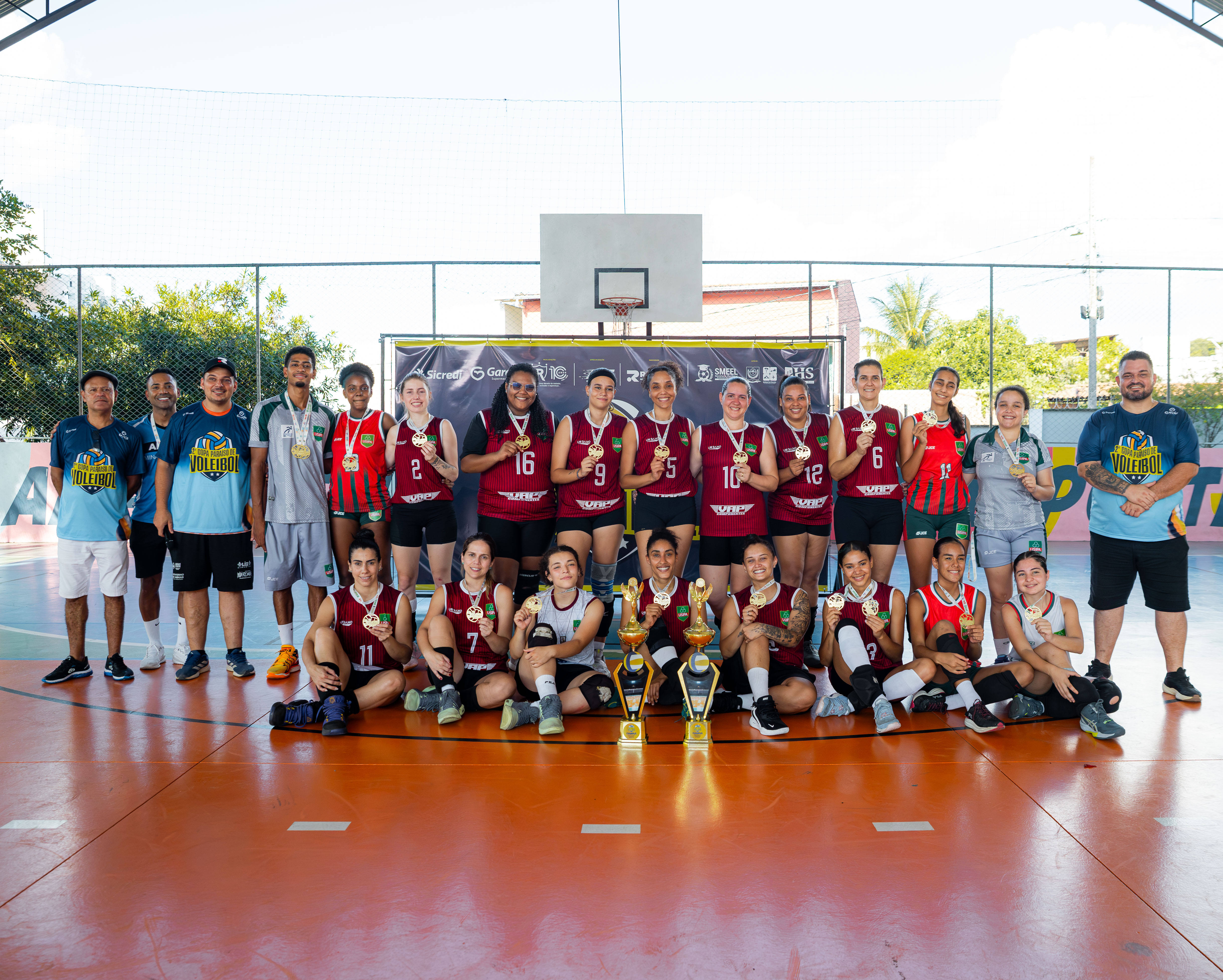 USIPA CONQUISTA DOIS TÍTULOS NA 2ª COPA PARAÍSO DE VOLEIBOL