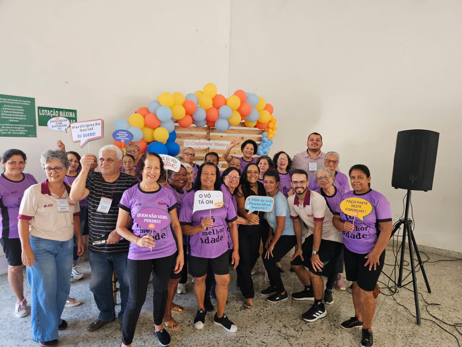 INSTITUTO ROMA MARCA PRESENÇA NA 2ª CONFERÊNCIA MUNICIPAL DOS DIREITOS DA PESSOA IDOSA